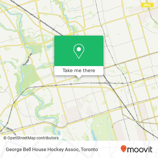 George Bell House Hockey Assoc map