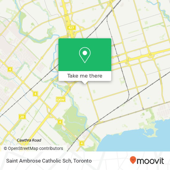 Saint Ambrose Catholic Sch map