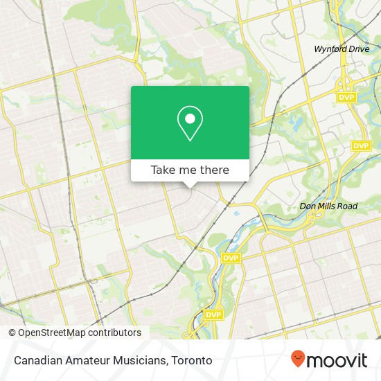 Canadian Amateur Musicians map