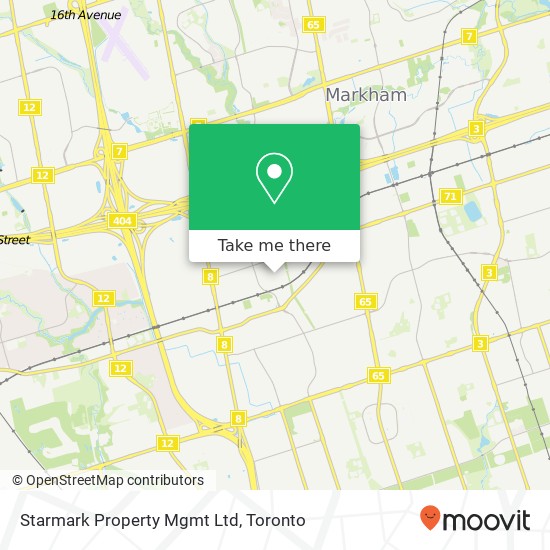 Starmark Property Mgmt Ltd map