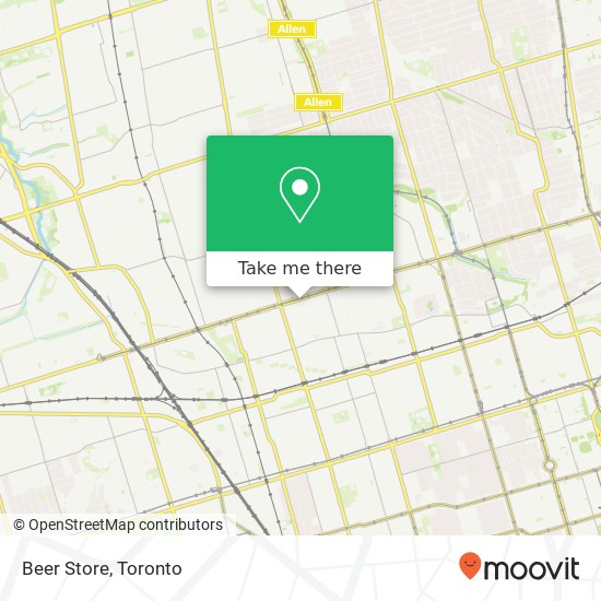 Beer Store map