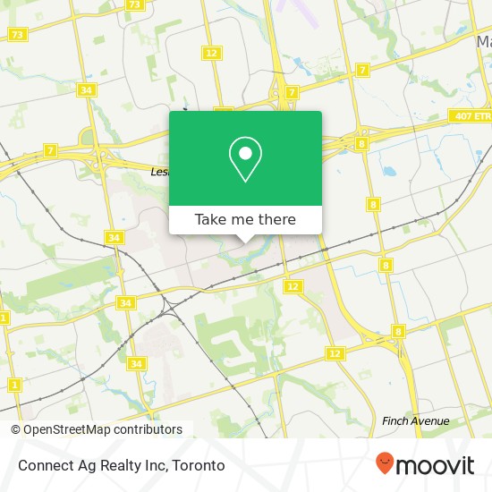 Connect Ag Realty Inc map