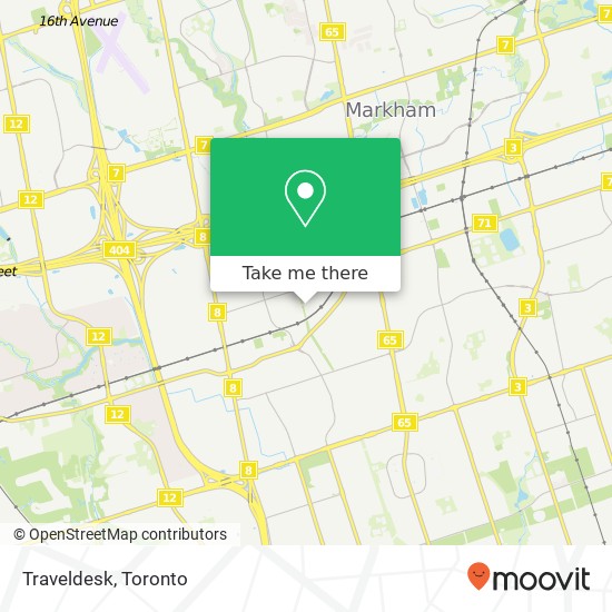 Traveldesk map