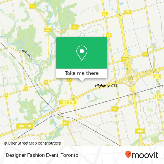 Designer Fashion Event map