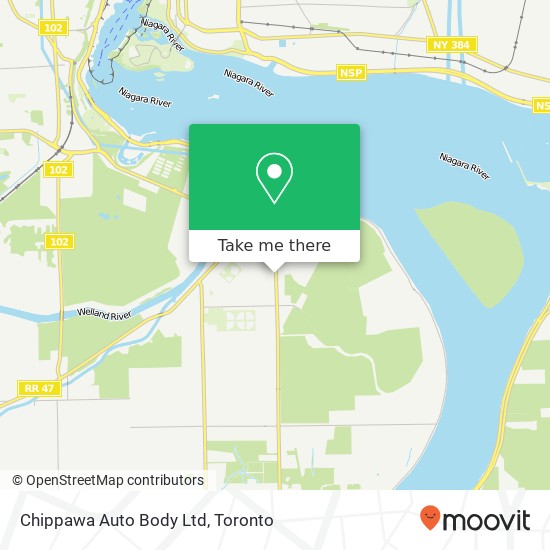 Chippawa Auto Body Ltd map
