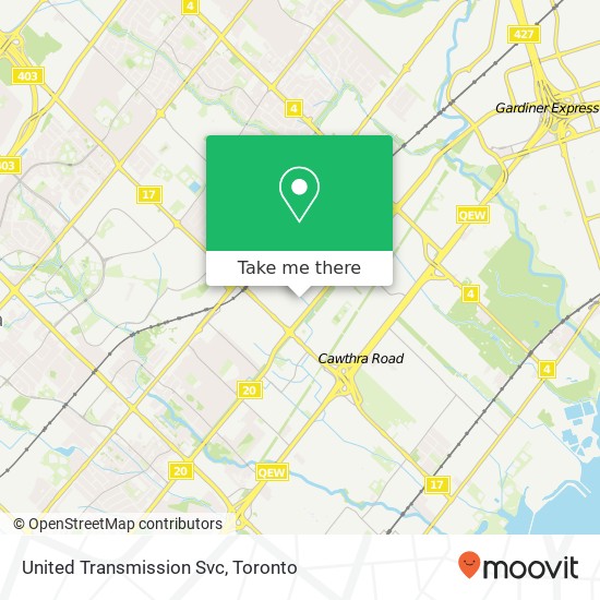 United Transmission Svc map