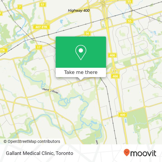 Gallant Medical Clinic map