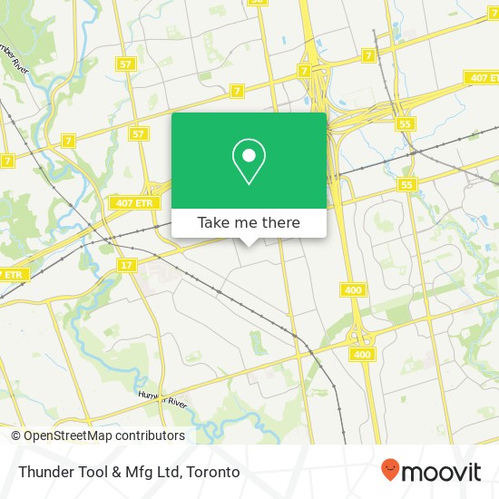 Thunder Tool & Mfg Ltd map