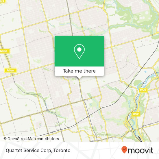 Quartet Service Corp map