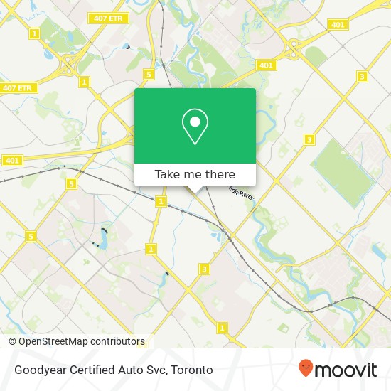 Goodyear Certified Auto Svc map