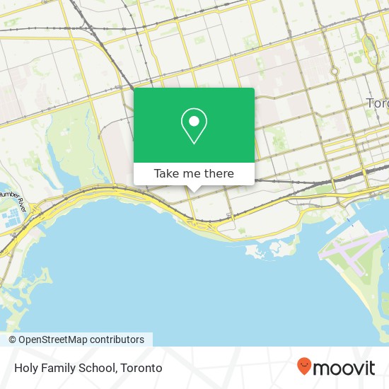 Holy Family School map