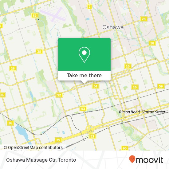 Oshawa Massage Ctr plan