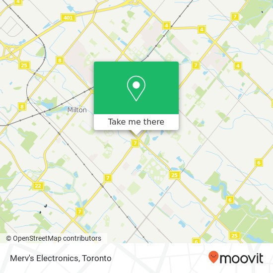 Merv's Electronics map