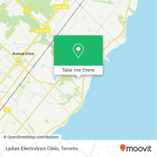 Lydia's Electrolysis Clinic map