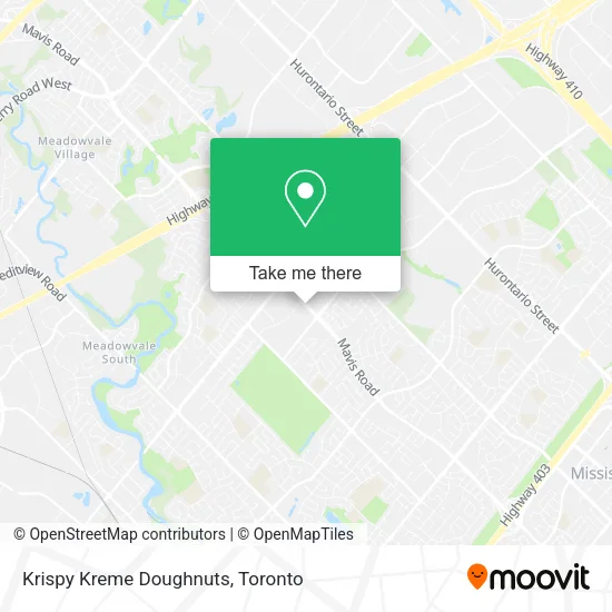 Krispy Kreme Doughnuts map