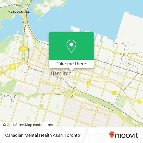 Canadian Mental Health Assn map