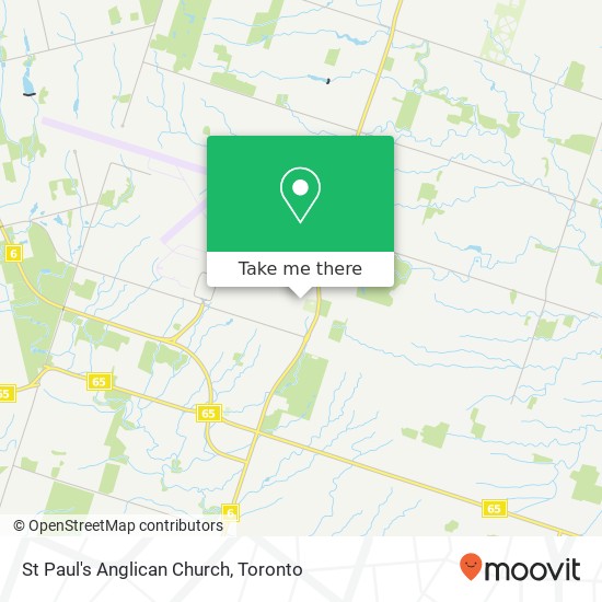 St Paul's Anglican Church map