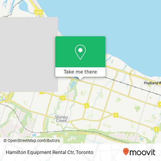 Hamilton Equipment Rental Ctr map