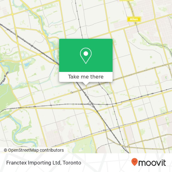 Franctex Importing Ltd map
