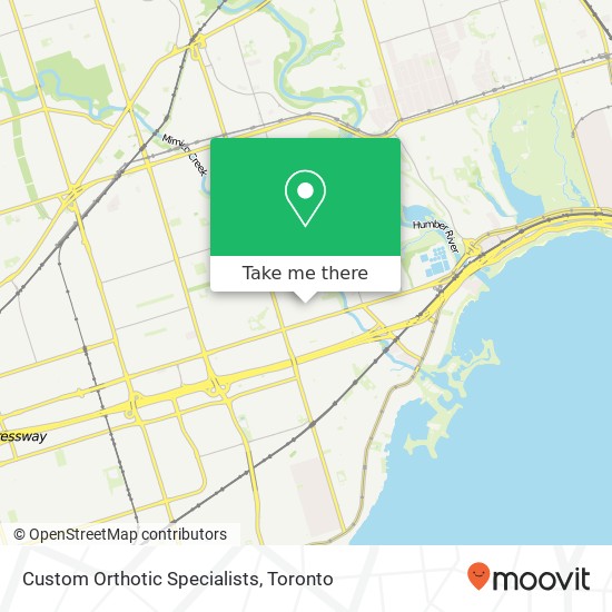 Custom Orthotic Specialists map