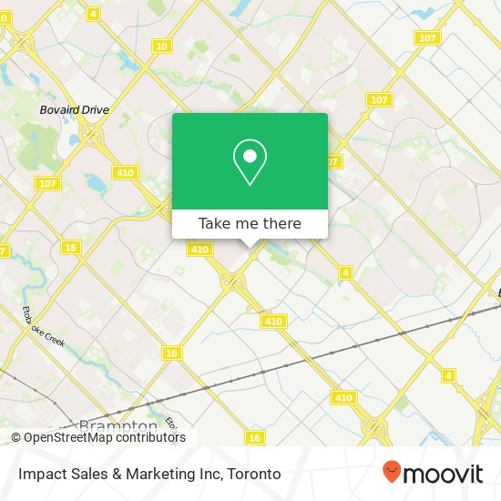 Impact Sales & Marketing Inc map