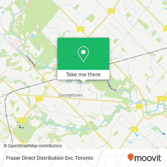 Fraser Direct Distribution Svc map