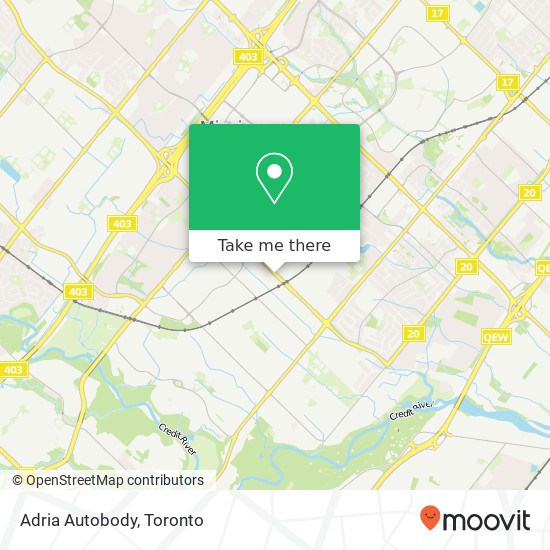 Adria Autobody map