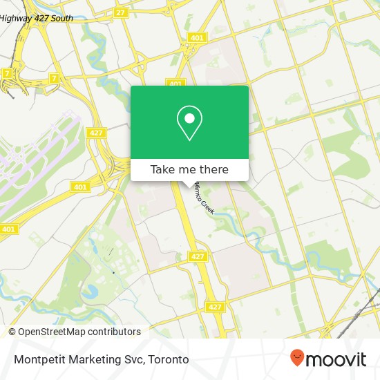 Montpetit Marketing Svc map