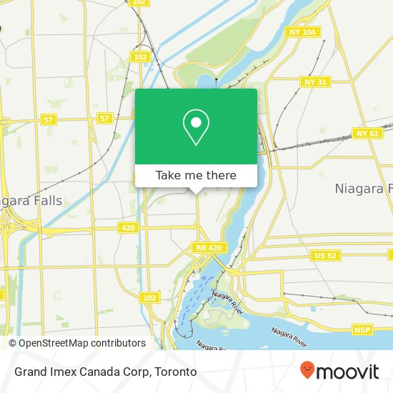 Grand Imex Canada Corp map