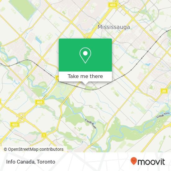 Info Canada map