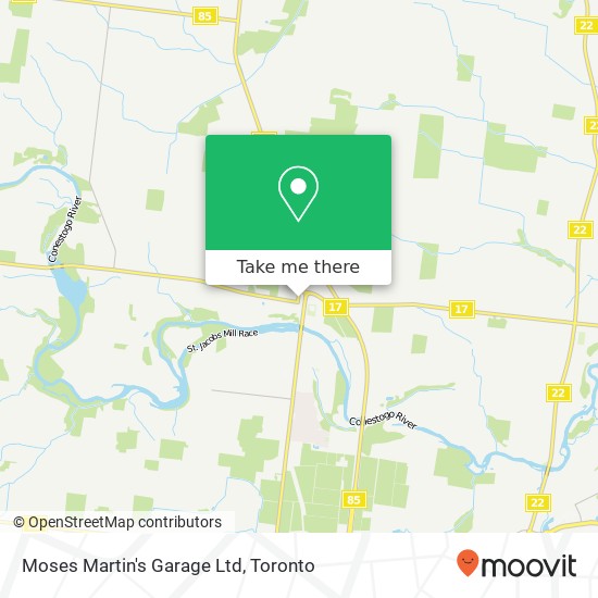 Moses Martin's Garage Ltd map