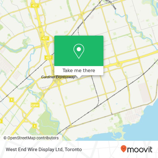 West End Wire Display Ltd map