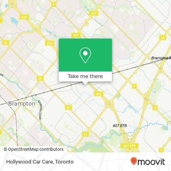 Hollywood Car Care map