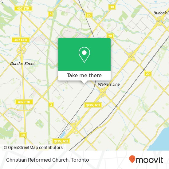 Christian Reformed Church map