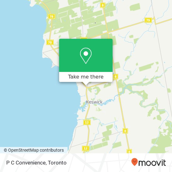 P C Convenience map