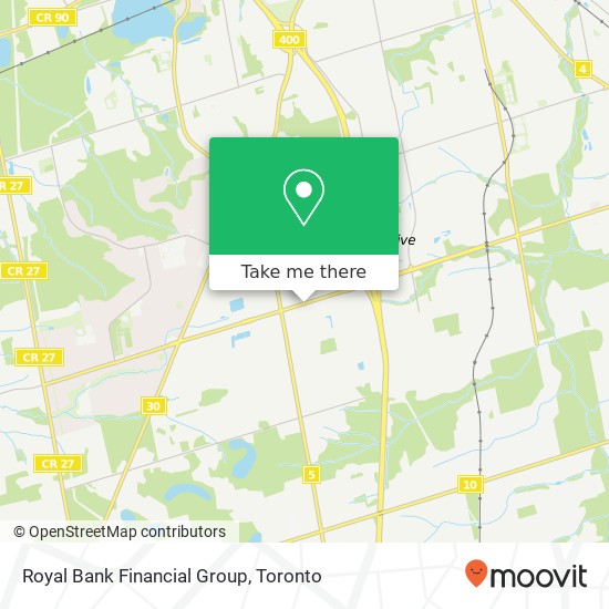 Royal Bank Financial Group map