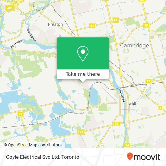 Coyle Electrical Svc Ltd map