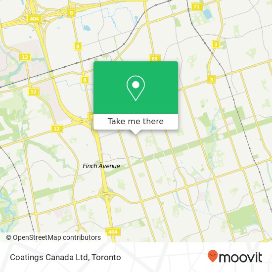 Coatings Canada Ltd map