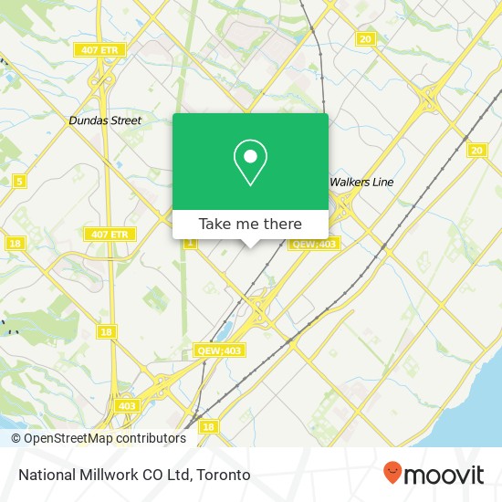 National Millwork CO Ltd map