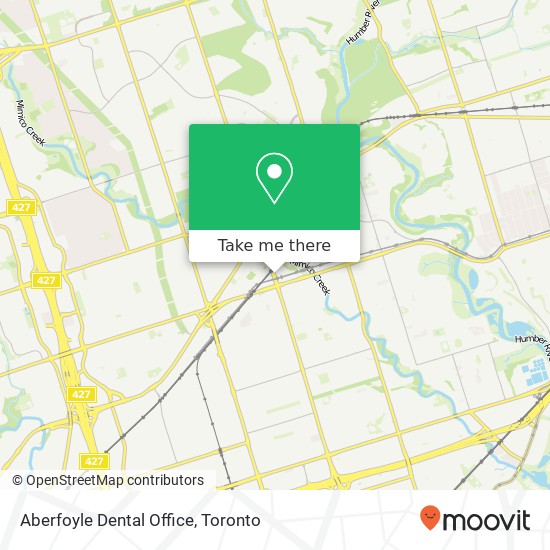 Aberfoyle Dental Office map