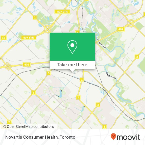 Novartis Consumer Health map