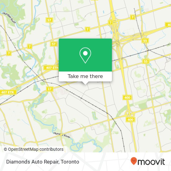 Diamonds Auto Repair map