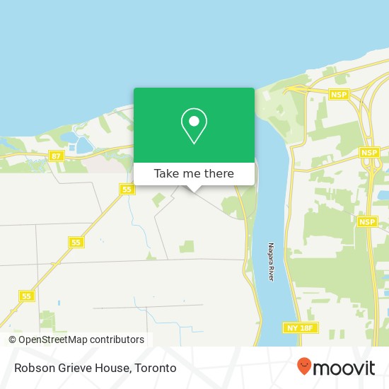 Robson Grieve House map