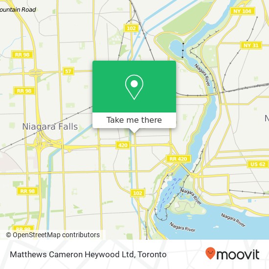 Matthews Cameron Heywood Ltd map