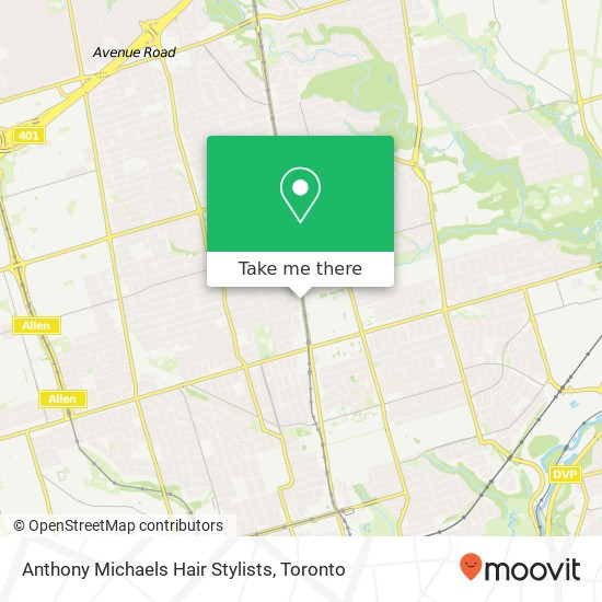 Anthony Michaels Hair Stylists map