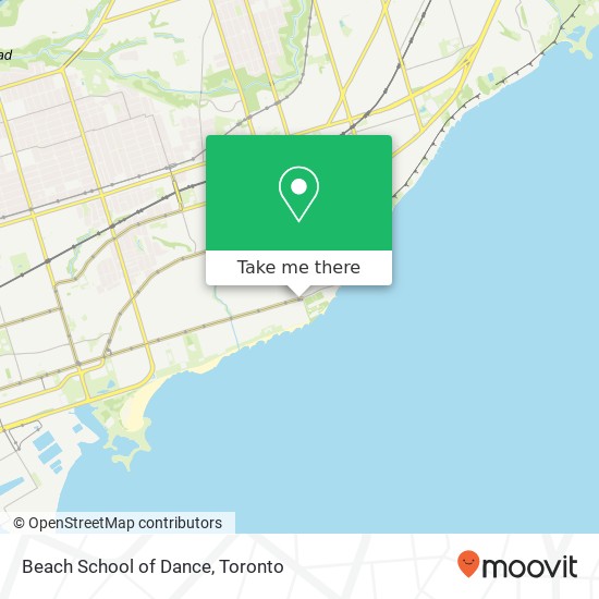 Beach School of Dance map