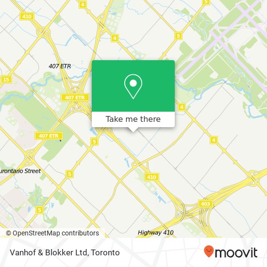 Vanhof & Blokker Ltd map