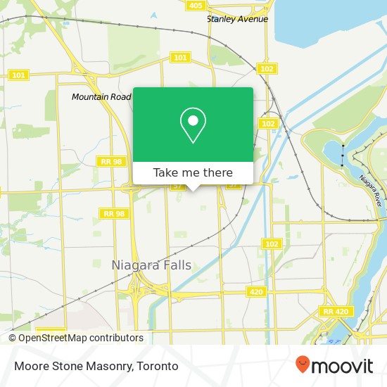 Moore Stone Masonry map