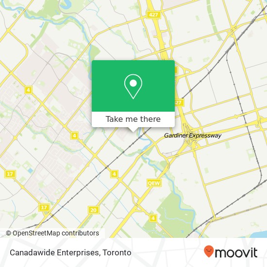 Canadawide Enterprises map