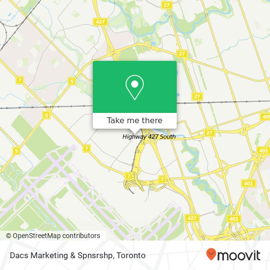 Dacs Marketing & Spnsrshp map